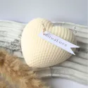 Serce – świeca sojowa dekoracyjna wolnostojąca handmade